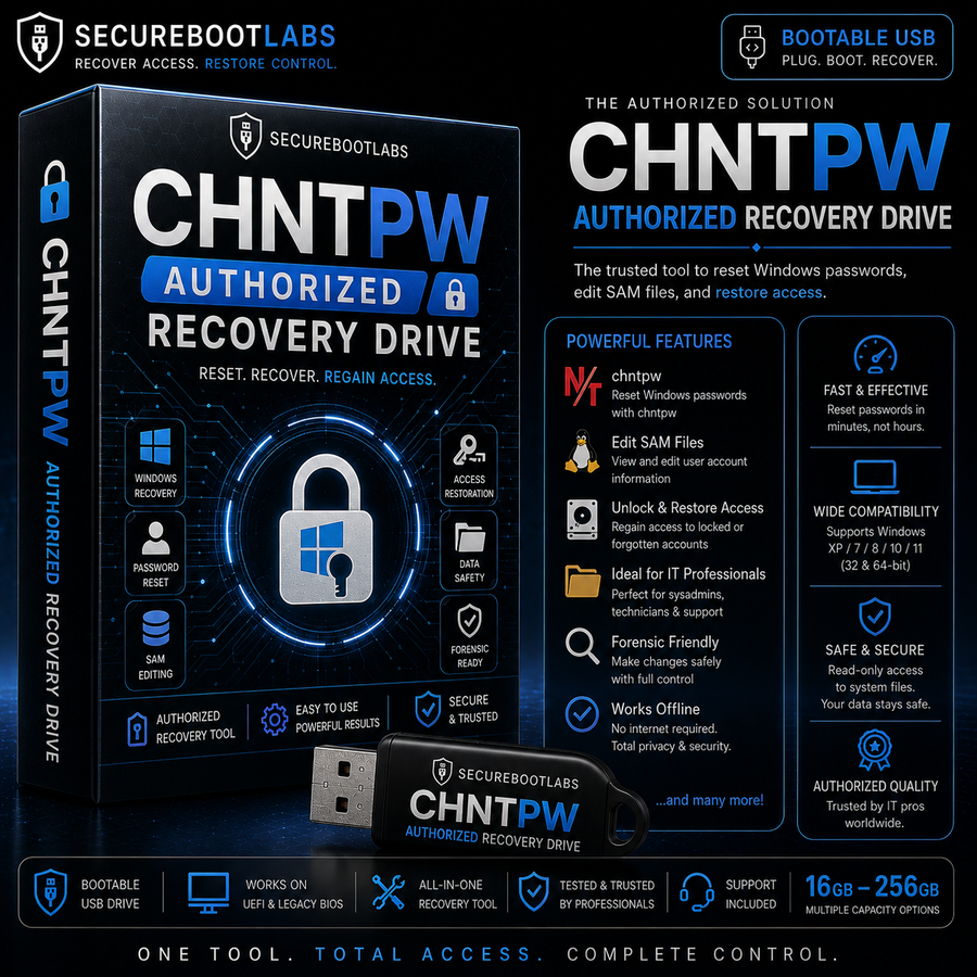 Chntpw Authorized Recovery Drive