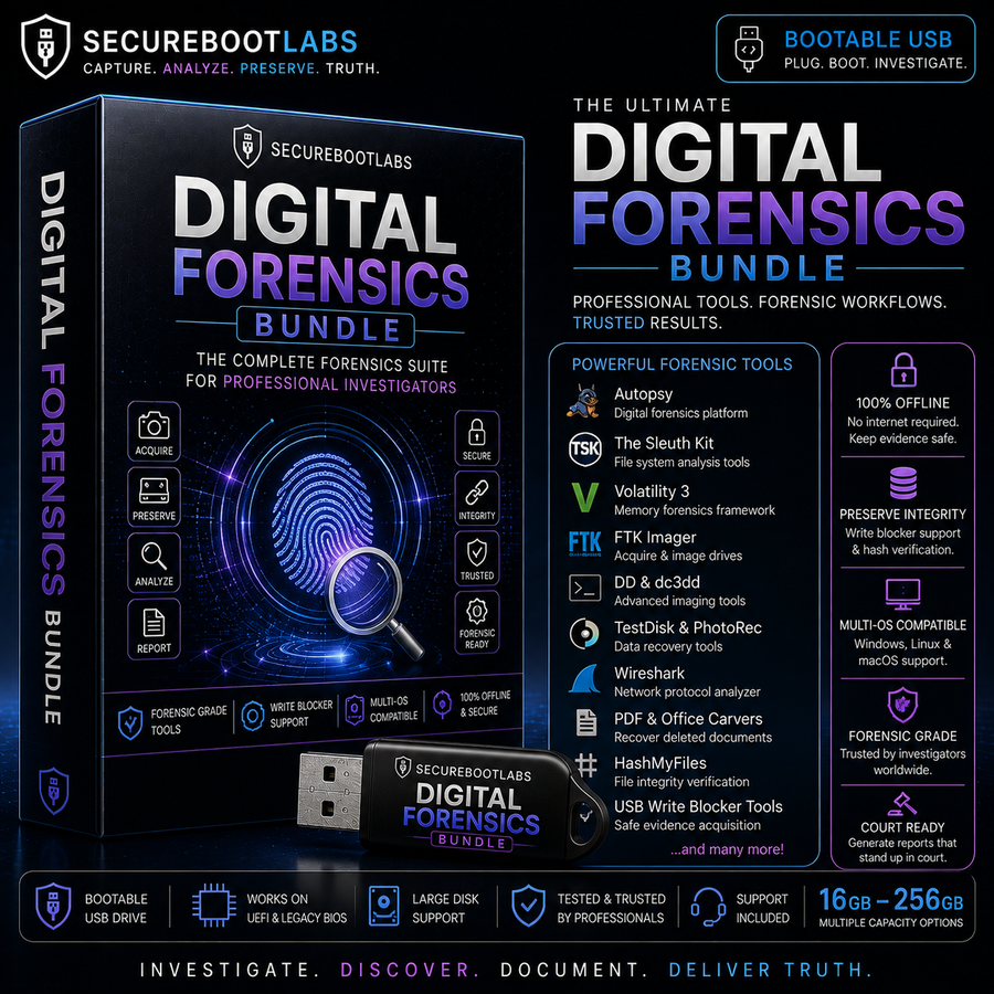 SecureBootLabs Digital Forensics Bundle